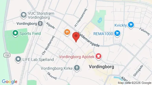 Bedrijfsruimtes te huur i Vordingborg - Foto uit Google Street View