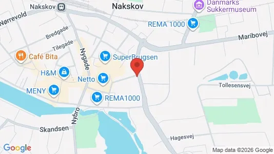 Lokaler til leje i Nakskov - Foto fra Google Street View