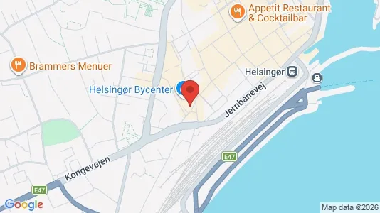 Commercial properties for rent i Helsingør - kort over placeringen