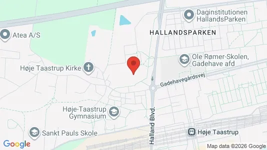 Commercial properties for rent i Taastrup - kort over placeringen