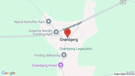 Gewerbeflächen zur Miete i Give - kort over placeringen