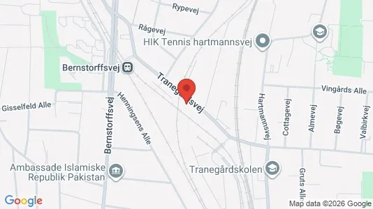 Liikekiinteistöt Vuokrattavana i Hellerup - Kuva Google Street Viewstä