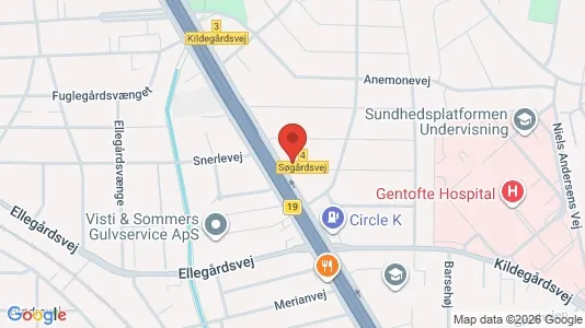 Gewerbeflächen zur Miete i Gentofte – Foto von Google Street View