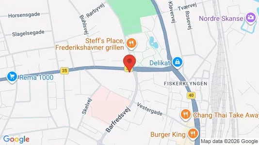 Lokaler til leie i Frederikshavn – Bilde fra Google Street View