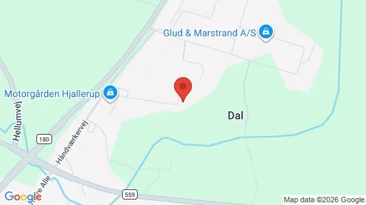 Gewerbeflächen zur Miete i Hjallerup – Foto von Google Street View