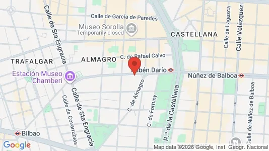 Office spaces for rent i Madrid Chamberí - kort over placeringen