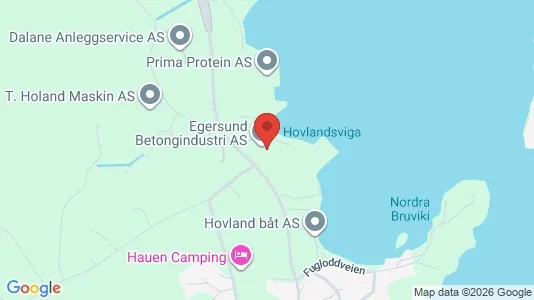 Office spaces for rent i Eigersund - kort over placeringen