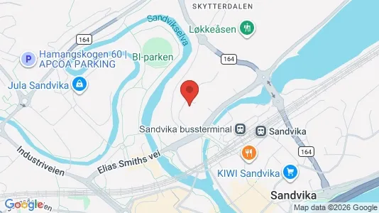 Office spaces for sale i Bærum - kort over placeringen