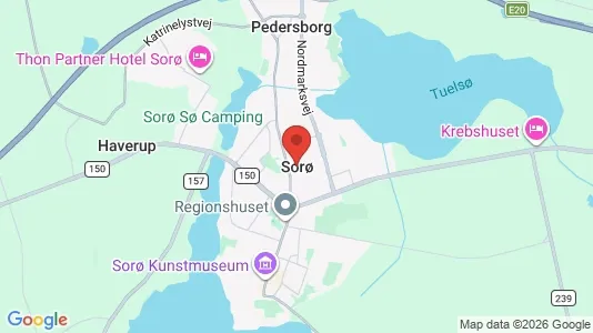 Butikslejemål til leje i Sorø - Foto fra Google Street View