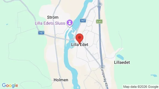 Shops for rent i Lilla Edet - Photo from Google Street View