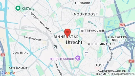 Butikslokaler för uthyrning i Utrecht Binnenstad – Foto från Google Street View