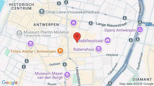 Office spaces for rent i Stad Antwerp - kort over placeringen