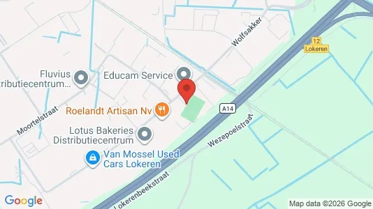 Warehouses for rent i Lokeren - kort over placeringen