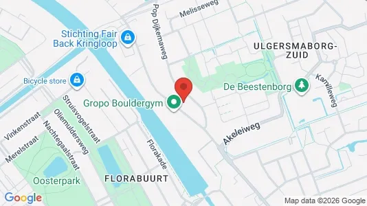 Företagslokaler till salu i Groningen - kort over placeringen