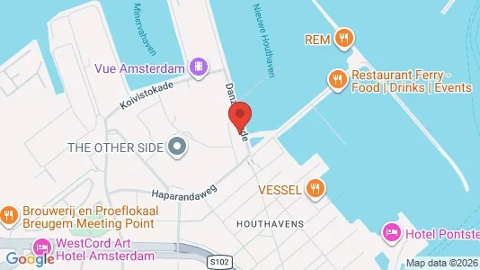 Commercial properties for rent i Amsterdam Centrum - kort over placeringen