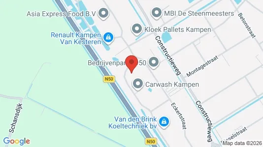 Commercial properties for rent i Kampen - kort over placeringen