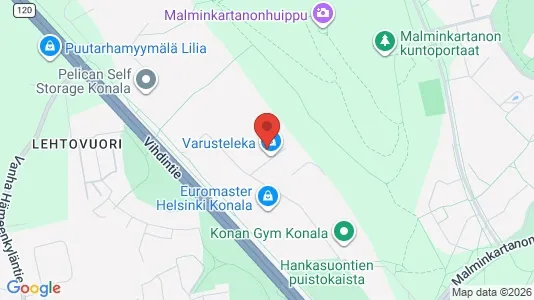 Office spaces for rent i Helsinki Läntinen - kort over placeringen