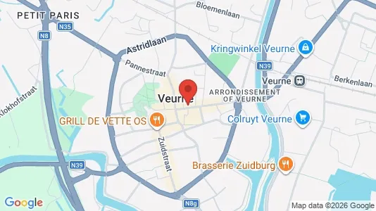 Office spaces for rent i Veurne - Photo from Google Street View