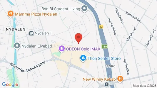 Office spaces for rent i Oslo Sagene - kort over placeringen