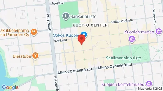Lokale biurowe Do wynajęcia i Kuopio - kort over placeringen