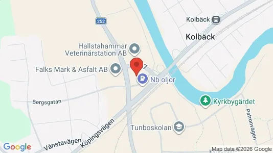 Liikekiinteistöt Myynnissä i Hallstahammar - kort over placeringen