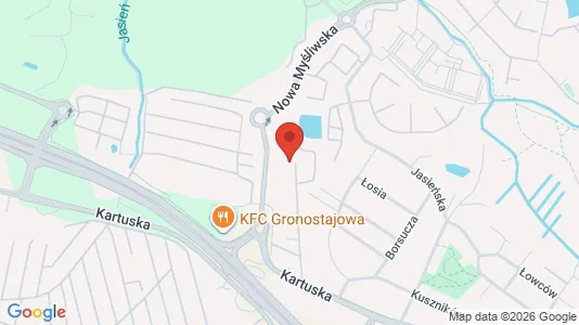 Office spaces for rent i Gdańsk - kort over placeringen
