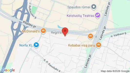 Lokaler til leje i Vilnius Karoliniškės - Foto fra Google Street View