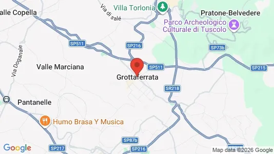Shops for sale i Grottaferrata - kort over placeringen