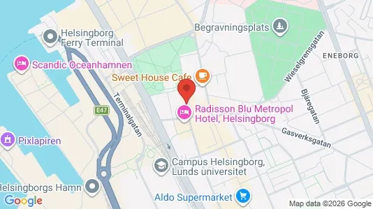 Kontorlokaler til leje i Helsingborg - Foto fra Google Street View