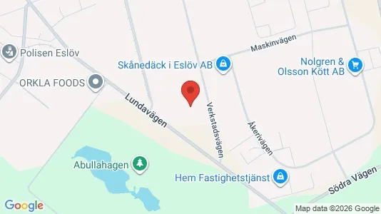 Werkstätte zur Miete i Eslöv – Foto von Google Street View