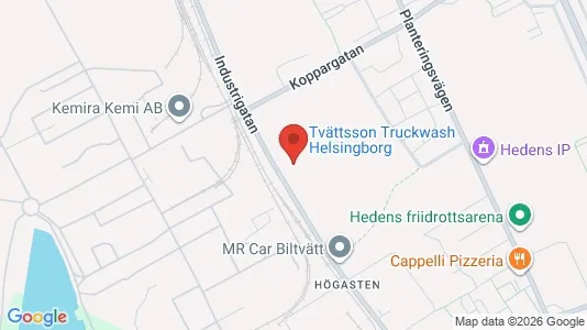 Lager zur Miete i Helsingborg – Foto von Google Street View