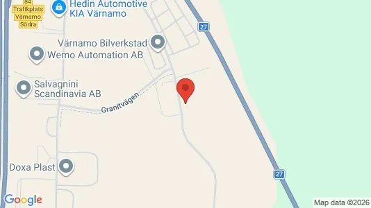 Værkstedslokaler til leje i Värnamo - Foto fra Google Street View