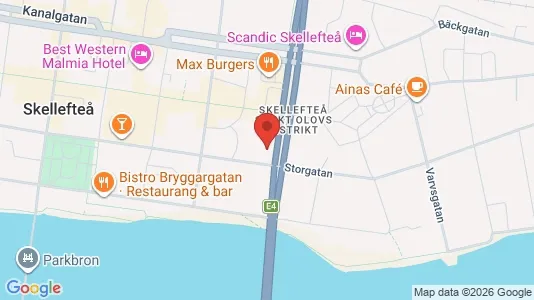 Kantorruimte te huur i Skellefteå - Foto uit Google Street View