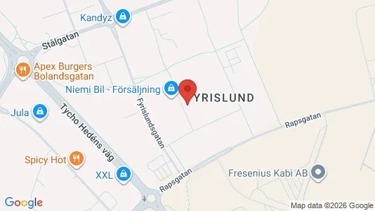 Werkstätte zur Miete i Uppsala - kort over placeringen