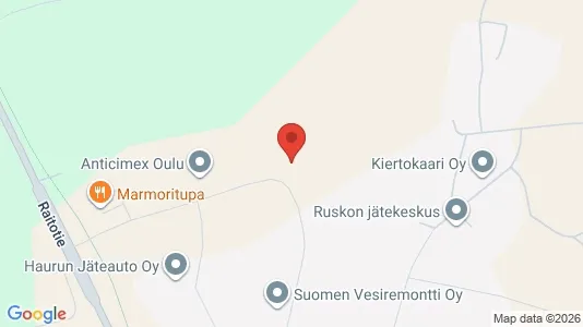 Nieruchomości przemysłowe Do wynajęcia i Oulu - kort over placeringen
