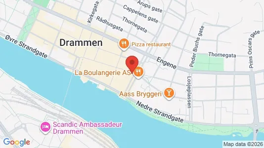 Kontorslokaler för uthyrning i Drammen – Foto från Google Street View