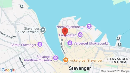 Toimistotilat Vuokrattavana i Stavanger - kort over placeringen