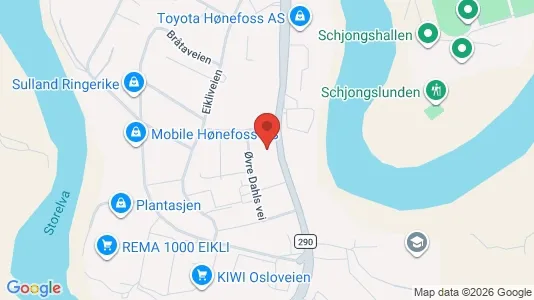 Kontorlokaler til leje i Ringerike - Foto fra Google Street View