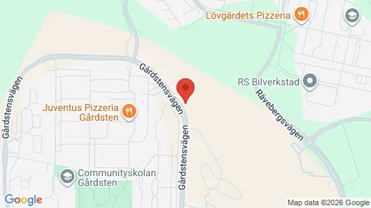 Magazyny Do wynajęcia i Angered - kort over placeringen