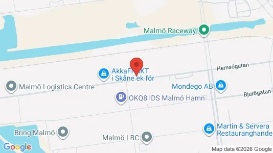 Kontorlokaler til leje i Malmø Centrum - kort over placeringen