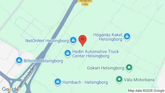Magazijnen te huur i Helsingborg - Foto uit Google Street View