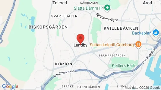 Kaupat Vuokrattavana i Lundby - Kuva Google Street Viewstä