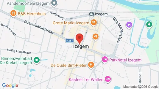 Toimistotilat Myynnissä i Izegem - Kuva Google Street Viewstä