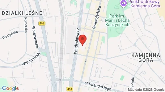 Liikekiinteistöt Vuokrattavana i Gdynia - kort over placeringen