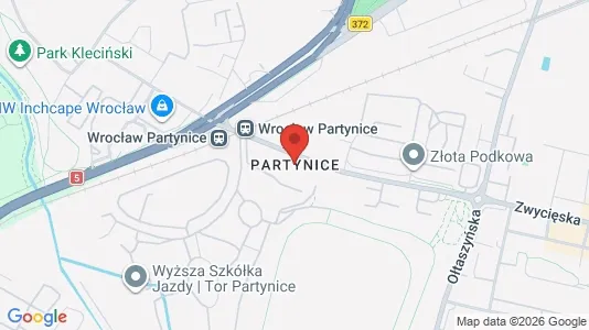 Commercial properties for rent i Wrocław - kort over placeringen