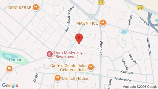 Lokaler til leje i Gdańsk - kort over placeringen