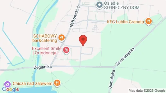Commercial properties for rent i Lublin - kort over placeringen