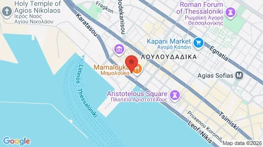 Office spaces for rent i Thessaloniki - kort over placeringen