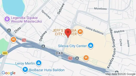 Kontorlokaler til leje i Katowice - Foto fra Google Street View