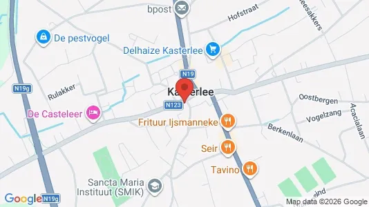 Liikekiinteistöt Vuokrattavana i Kasterlee - kort over placeringen